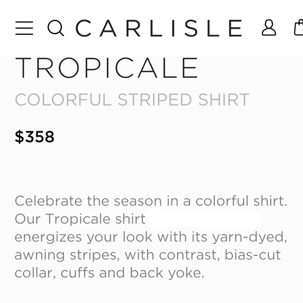 CARLISLE Silk Striped Button Down Blouse Jacket Vintage Office Classic Sz 6 Med - Picture 3 of 10